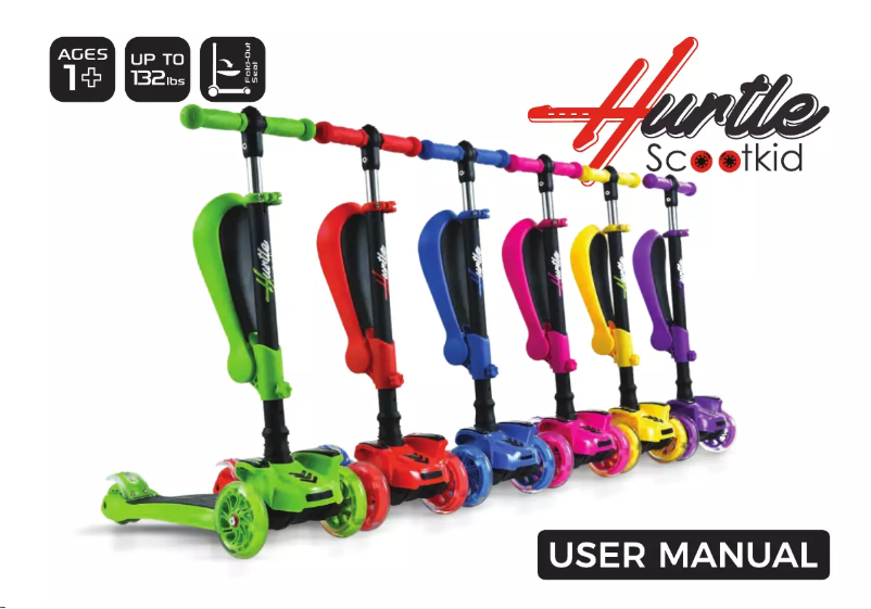 Page n°1 - Manuel utilisateur Hurtle ScootKid 3 HURFS38R