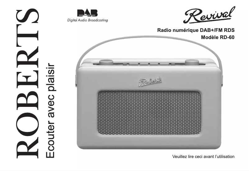 Image de la première page du manuel de l'appareil Revival RD60