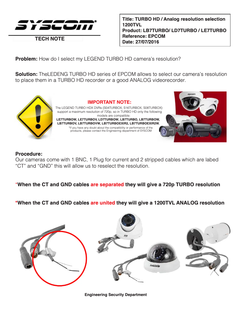 Página 1 del manual Manual de usuario Epcom LE7-TURBO-WP36