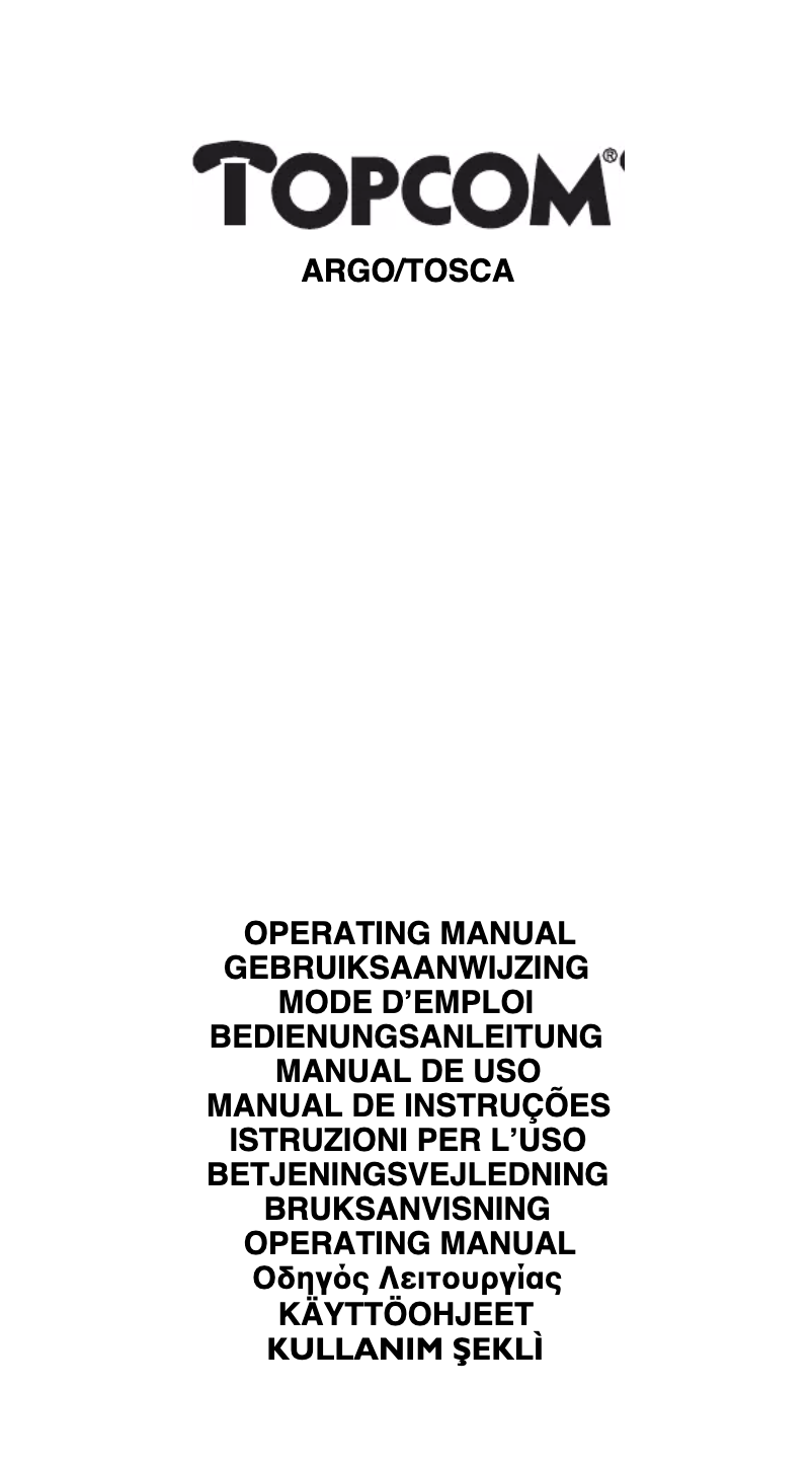 Imagen de la primera página del manual del dispositivo Argo