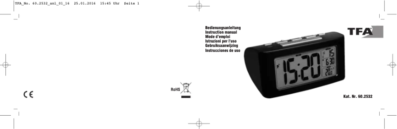 Imagen de la primera página del manual del dispositivo 60.2532.01