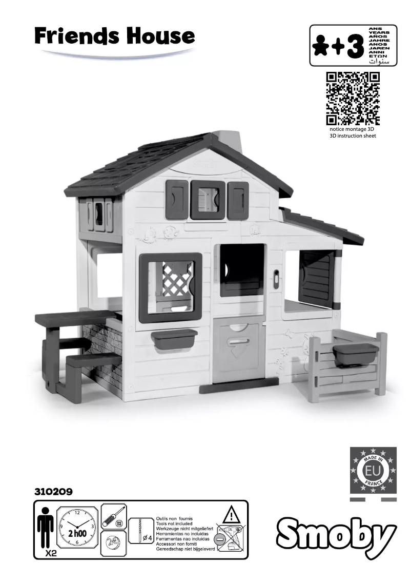 Page 1 de la notice Manuel utilisateur Smoby Jura AAP1478D