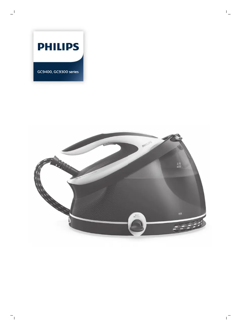 Page n°1 - Manuel utilisateur Philips Perfect Care Aqua Pro GC9315