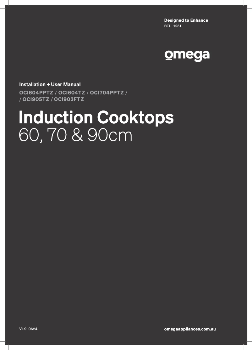 Page n°1 - Manuel utilisateur Omega OCI903FTZ