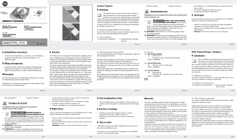 Página 1 del manual Manual de usuario Playtive HG06186