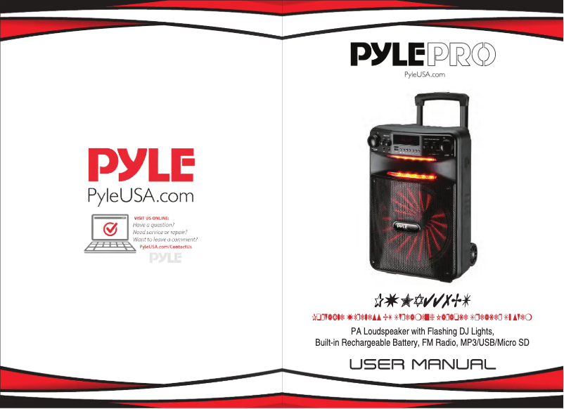 Image de la première page du manuel de l'appareil CA-PWMA447BT