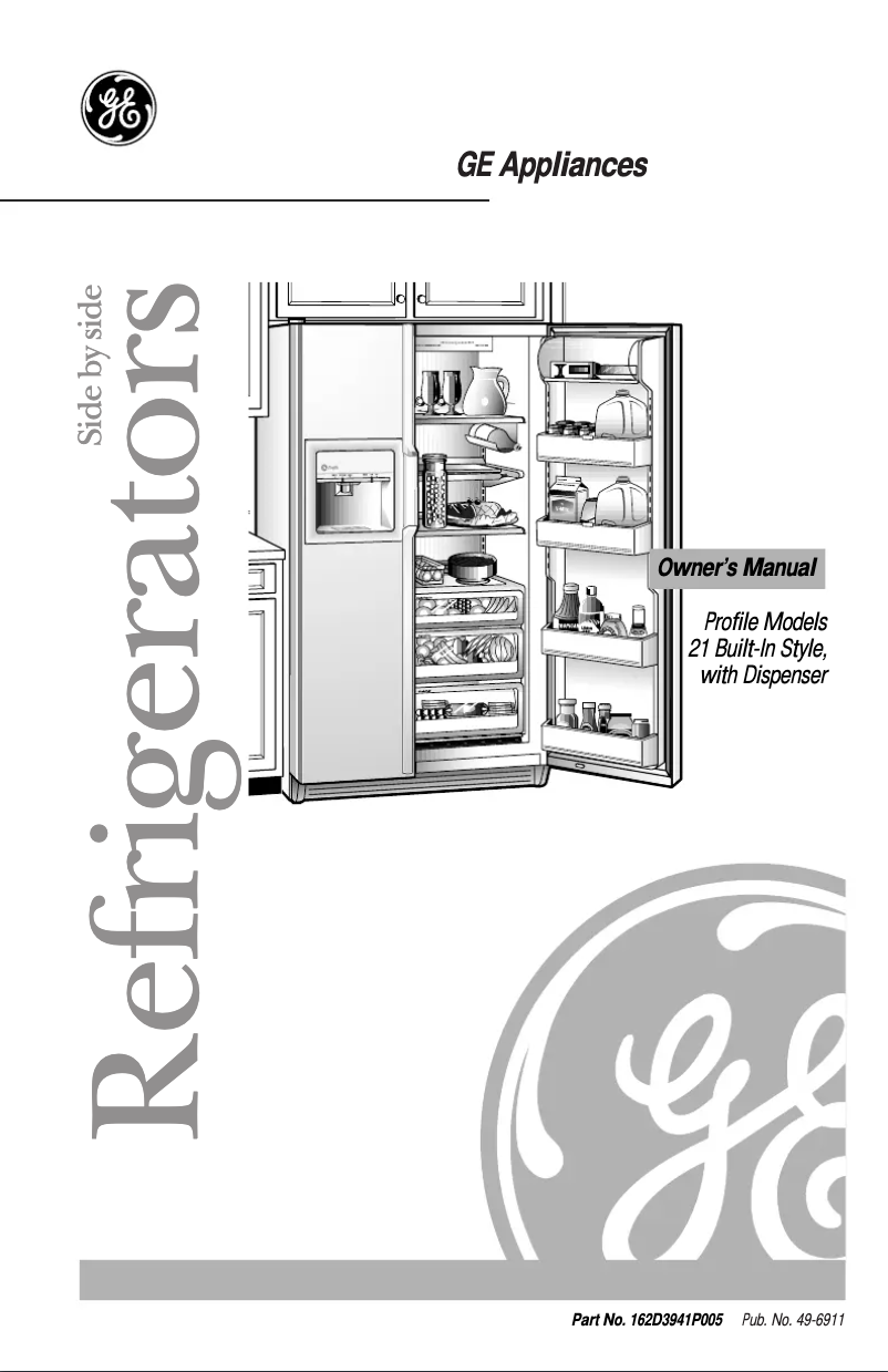 Page n°1 - Mode d'emploi GE TPX21PRDBB