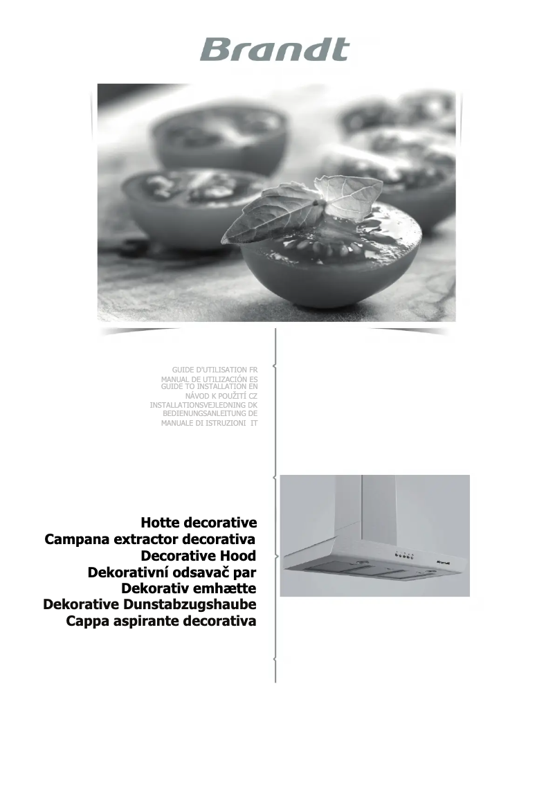 Page n°1 - Manuel utilisateur Brandt BHB6602X