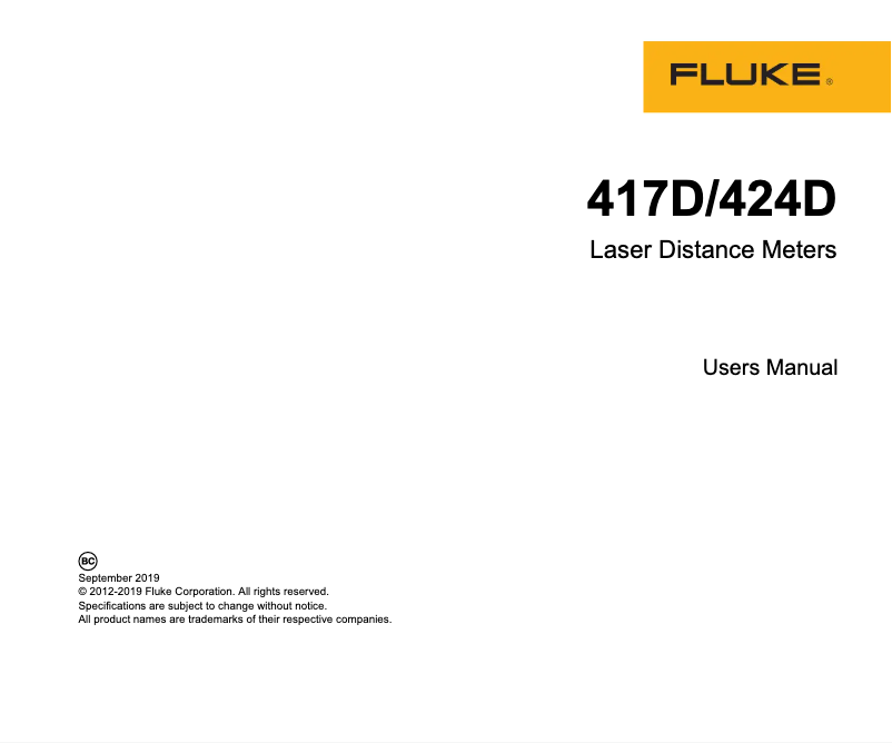 Image de la première page du manuel de l'appareil 417D