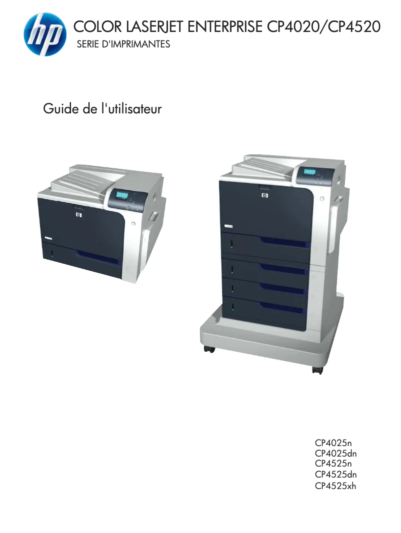 Page n°1 - Manuel utilisateur HP LaserJet Enterprise CP4520