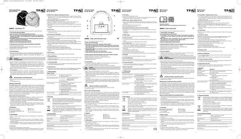 Página 1 del manual Manual de usuario TFA Sunrise 60.1513.01