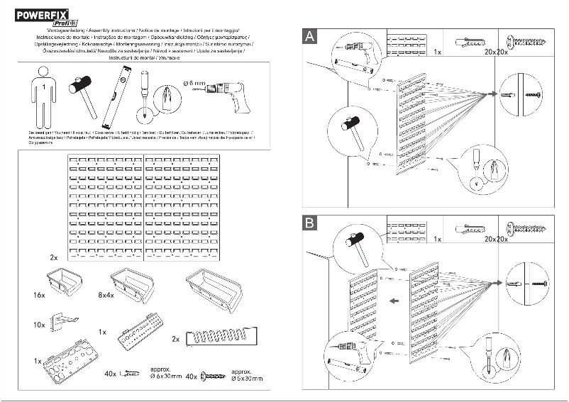 Page n°1 - Manuel utilisateur Powerfix HG03449