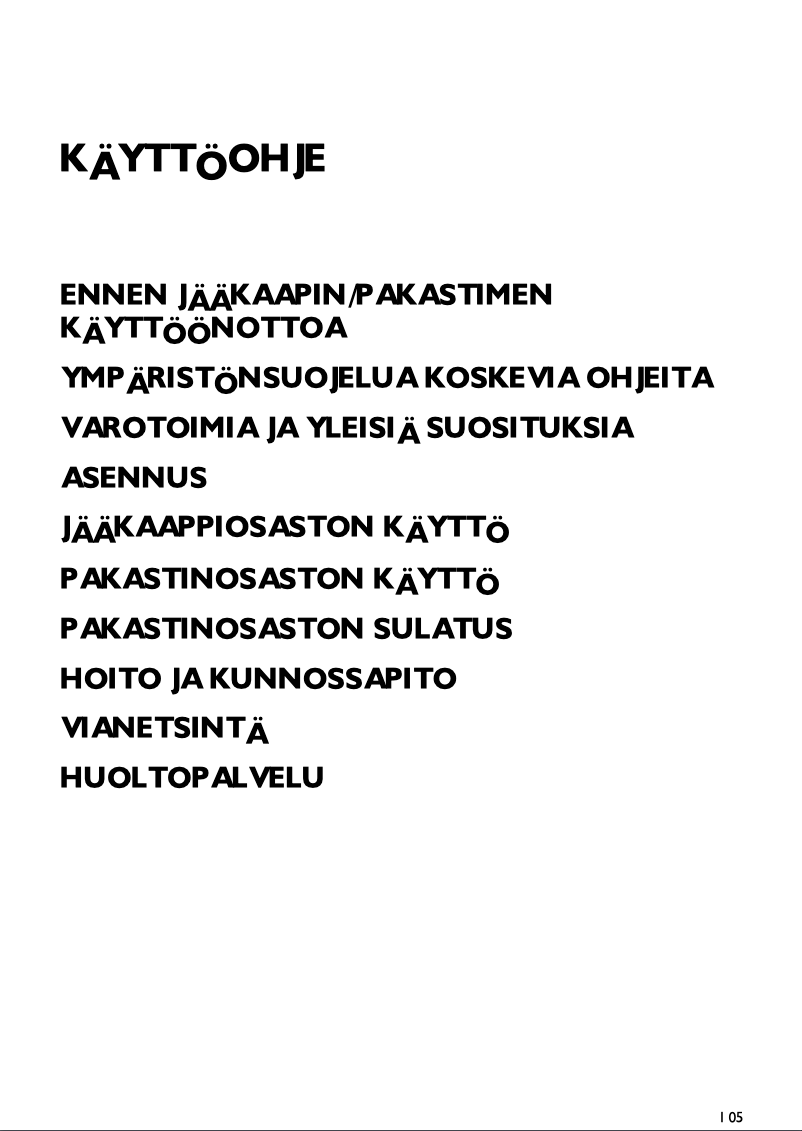 Page 1 de la notice Manuel utilisateur Whirlpool ARC 5751