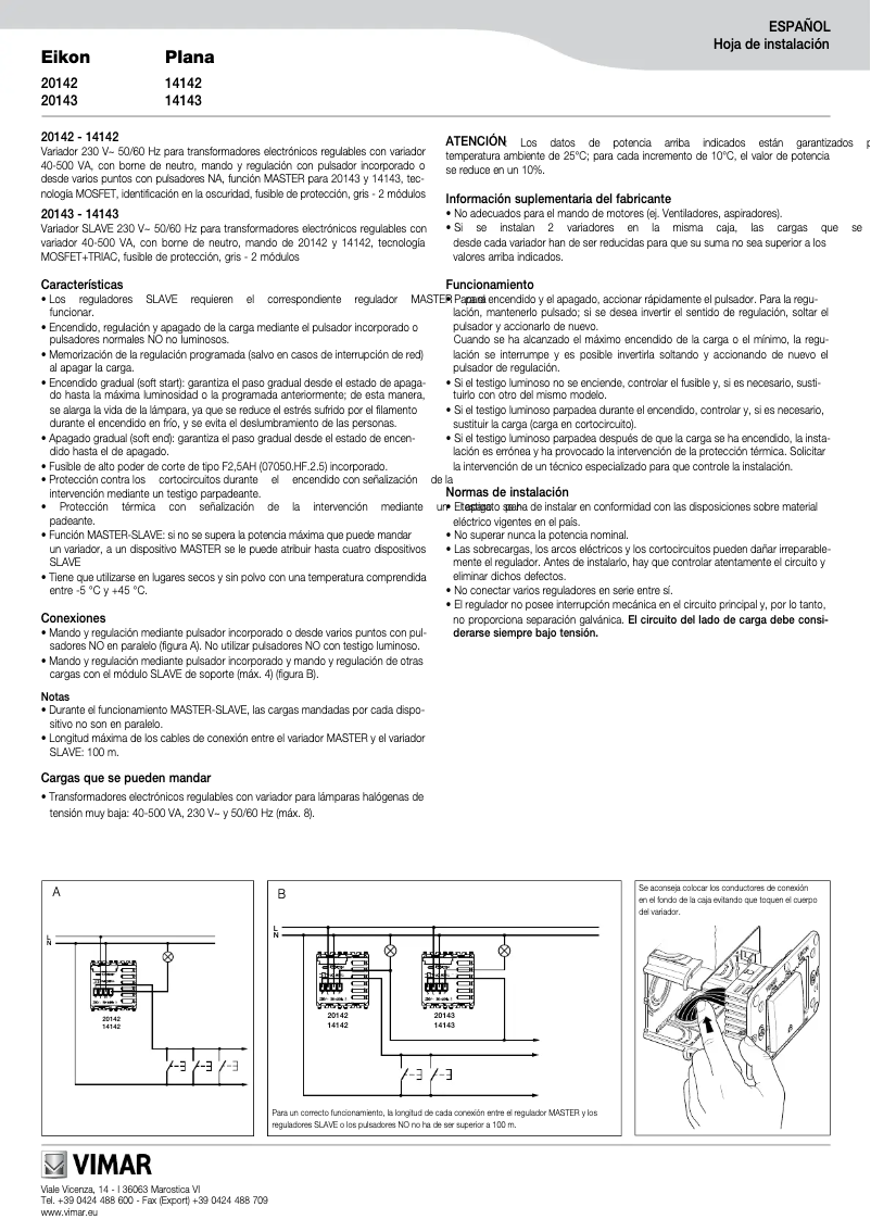 Image de la première page du manuel de l'appareil 20143.N