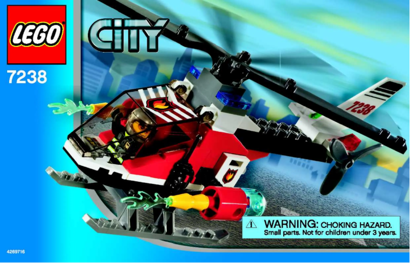 Page 1 de la notice Manuel utilisateur Lego City 7238