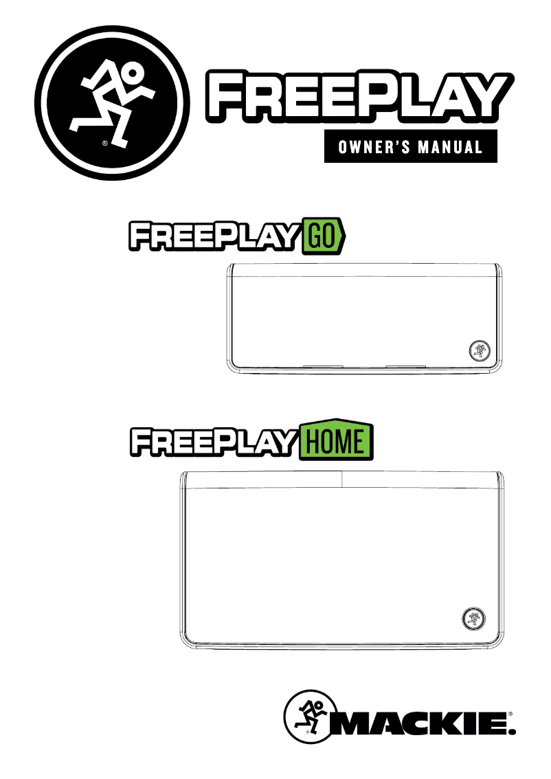 Image de la première page du manuel de l'appareil FreePlay Home