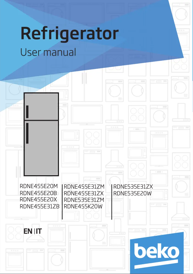 Page n°1 - Manuel utilisateur Beko RDNE535E20W