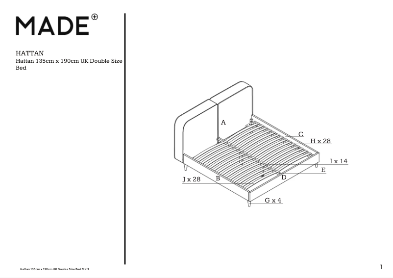 Image de la première page du manuel de l'appareil Hattan