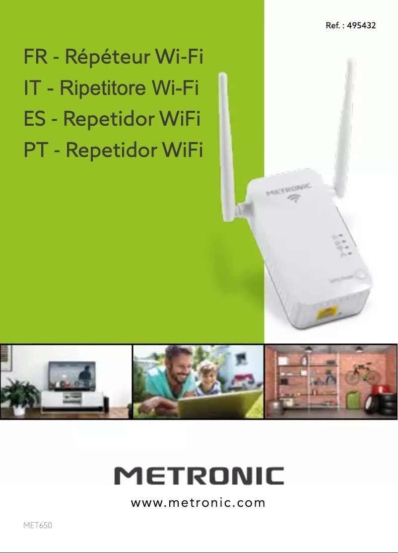 Image de la première page du manuel de l'appareil MET650