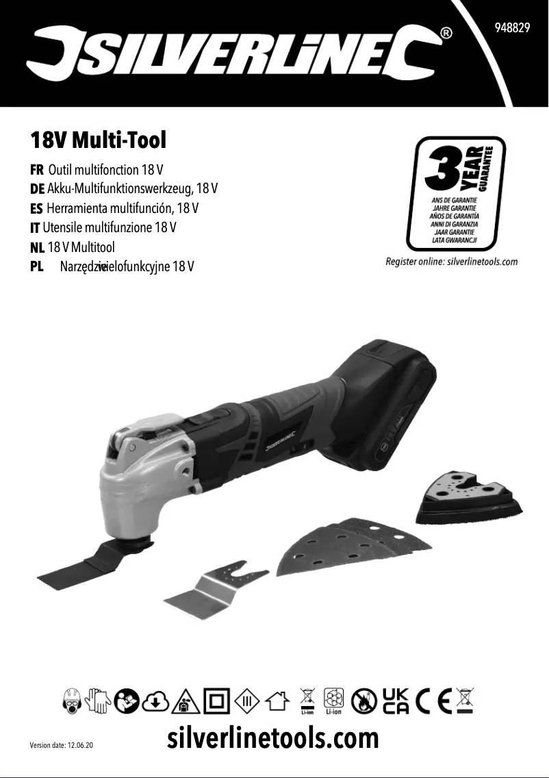 Page n°1 - Manuel utilisateur Silverline 948829