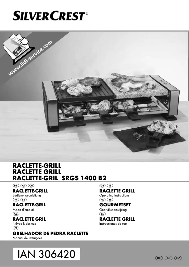 Page 1 de la notice Manuel utilisateur SilverCrest SRGS 1300 C3