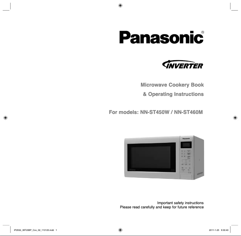 Página 1 del manual Manual de usuario Panasonic NN-ST450W
