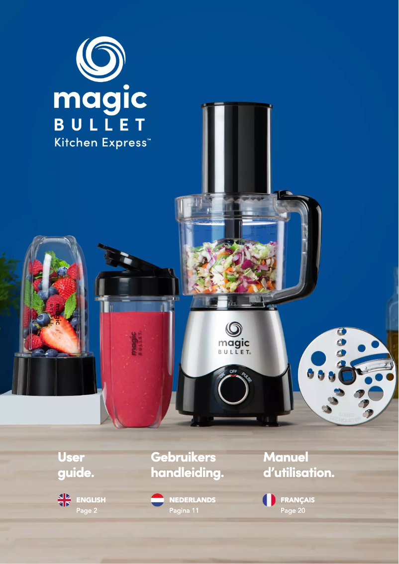Page n°1 - Manuel utilisateur Magic Bullet Kitchen Express