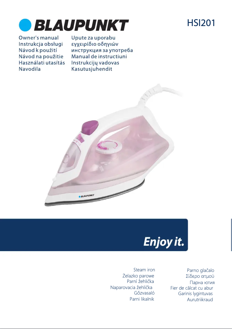 Image de la première page du manuel de l'appareil HSI201RO