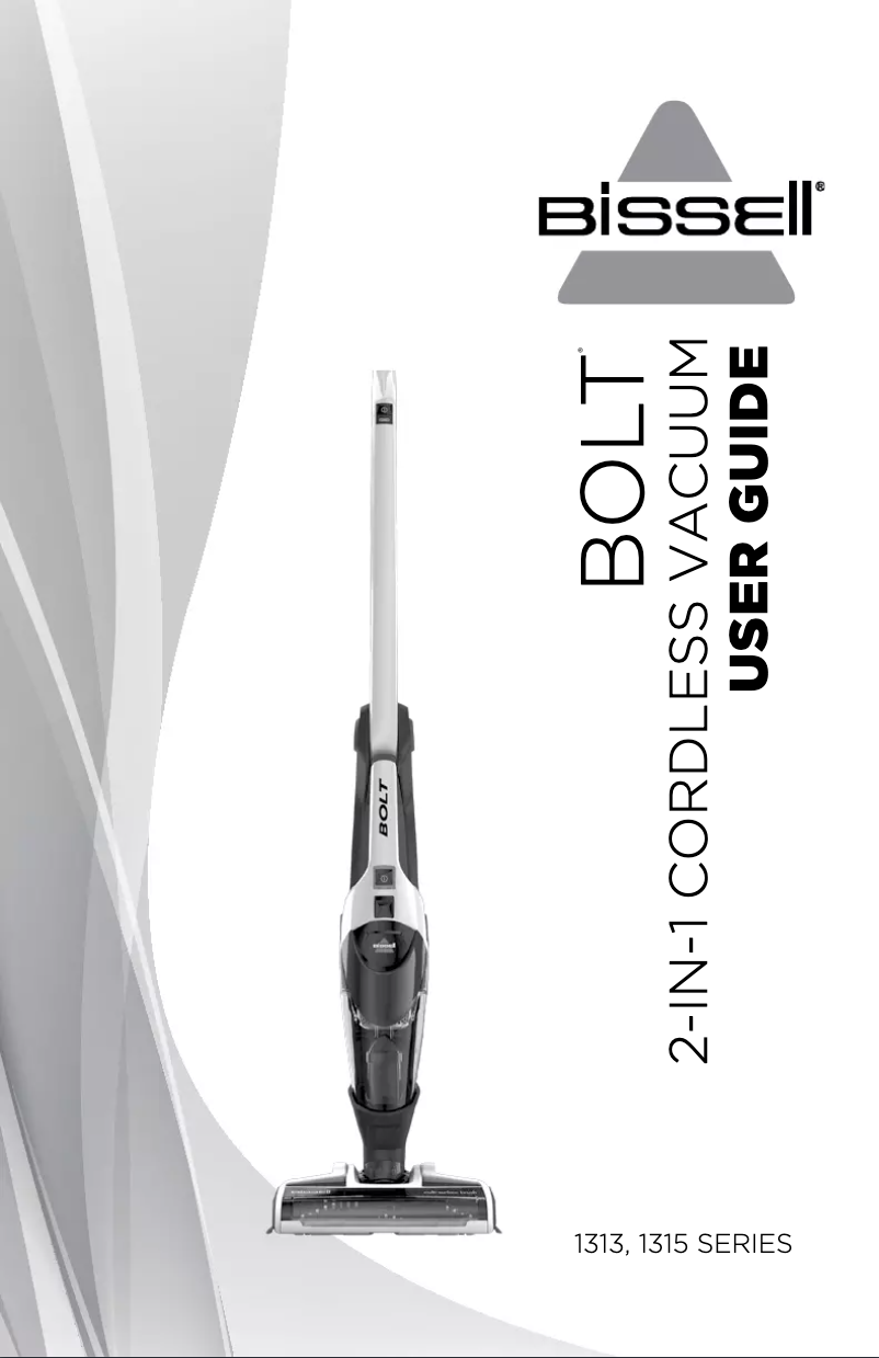 Page 1 de la notice Manuel utilisateur Bissell 1313