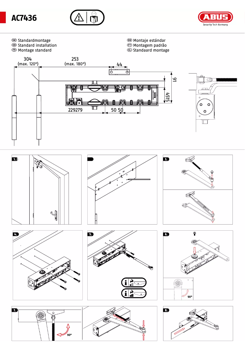 Page n°1 - Mode d'emploi Abus AC7436
