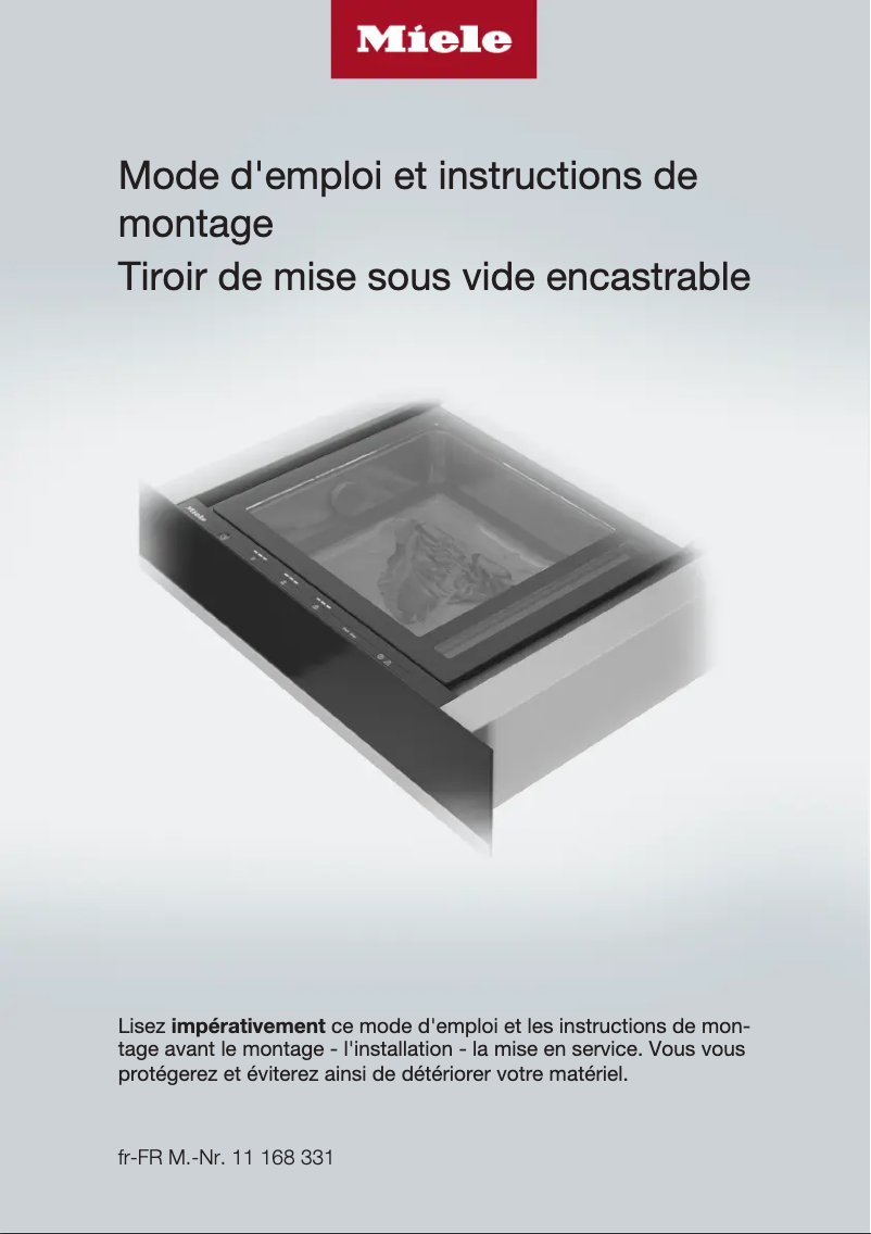 Page n°1 - Fiche technique Miele EVS 7010