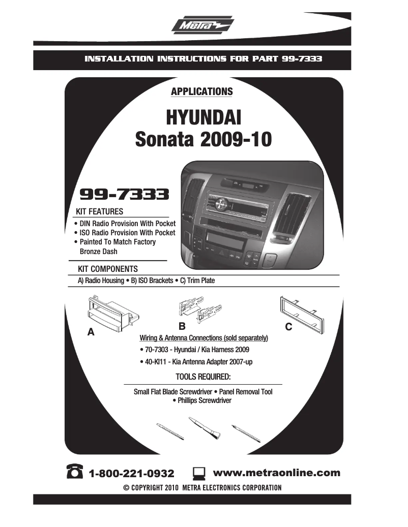 Image de la première page du manuel de l'appareil 99-7333