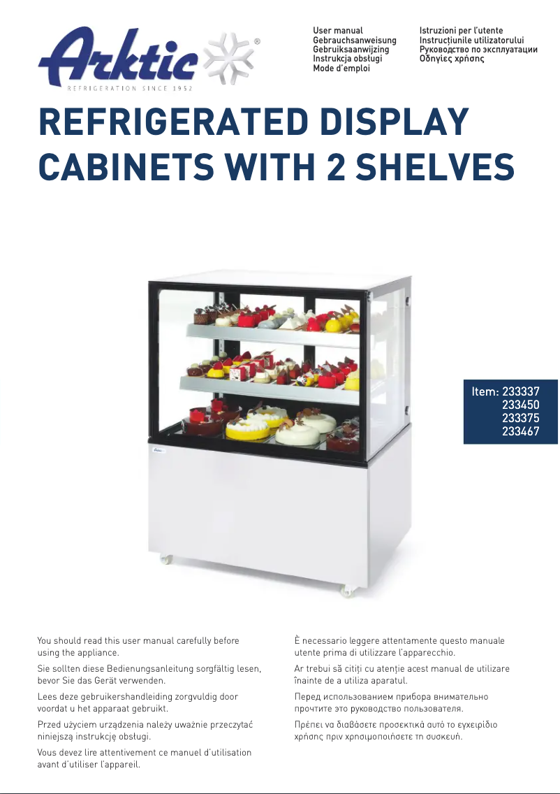 Page n°1 - Manuel utilisateur Arktic 233467