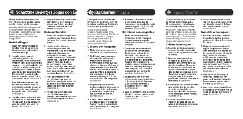 Page 1 de la notice Manuel utilisateur Jumbo Cute Charms