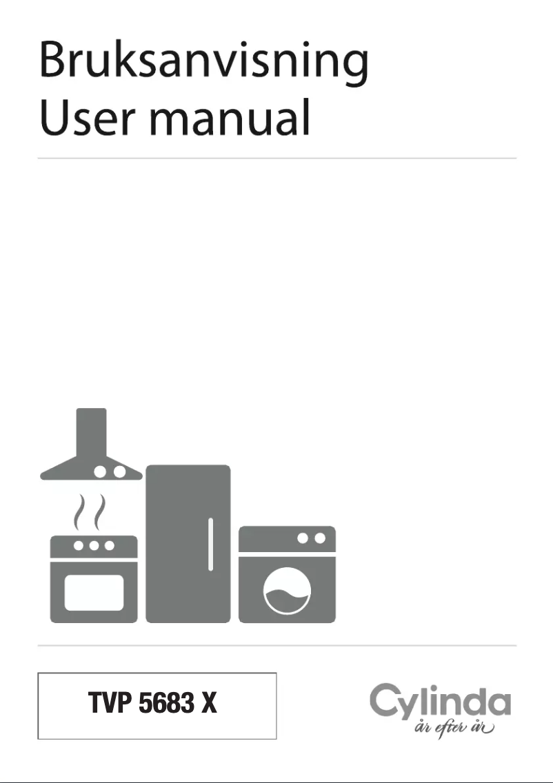 Page 1 de la notice Manuel utilisateur Cylinda TVP 5683X