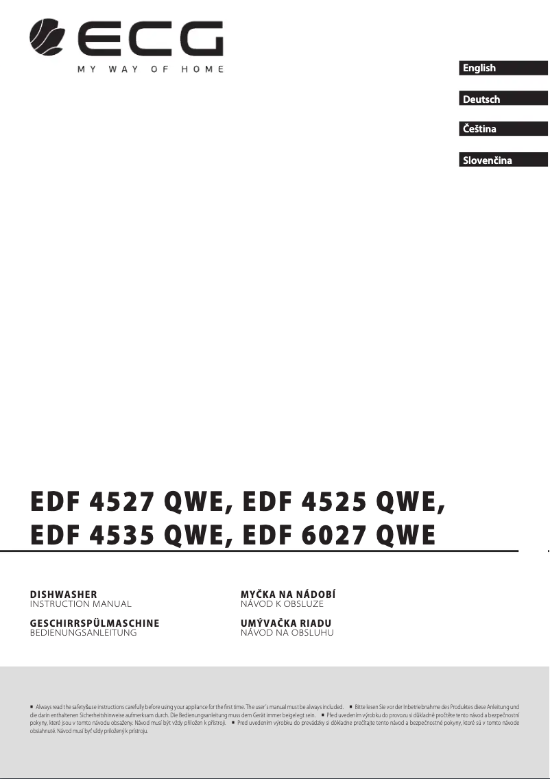 Page n°1 - Manuel utilisateur ECG EDF 4527 QWE