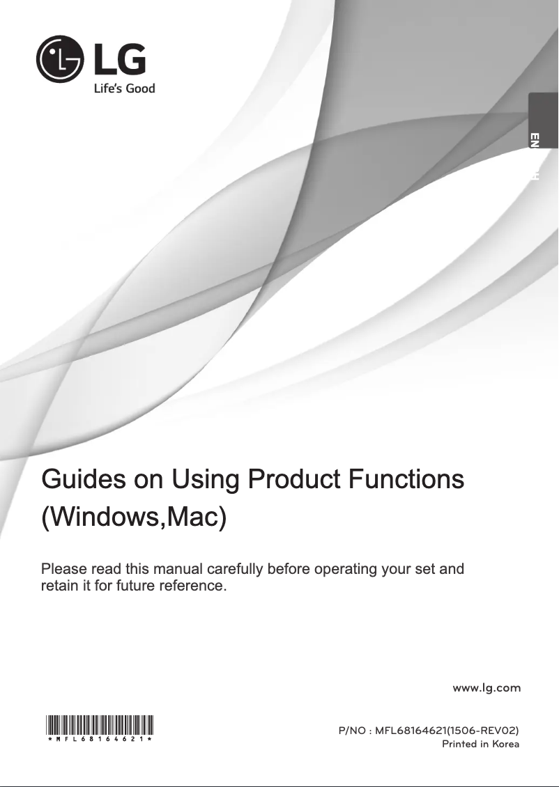 Página 1 del manual Manual de usuario LG 34UM64-P