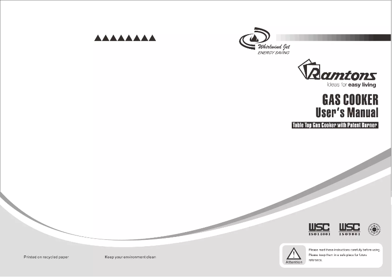 Page n°1 - Manuel utilisateur Ramtons RG/514
