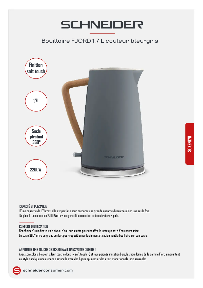 Imagen de la primera página del manual del dispositivo SCKEN17G