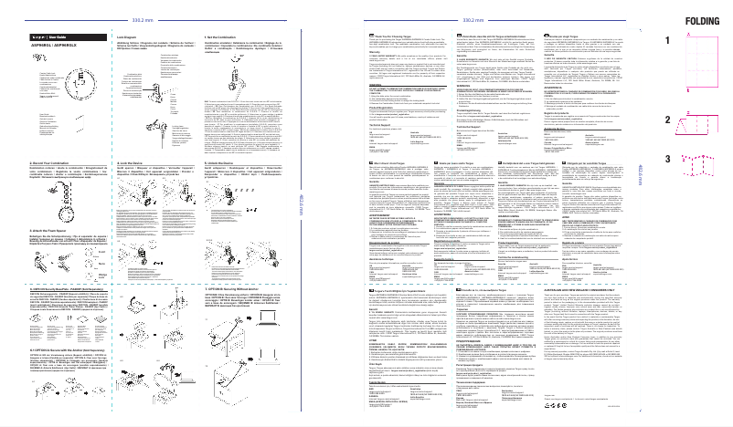 Imagen de la primera página del manual del dispositivo ASP96RGL