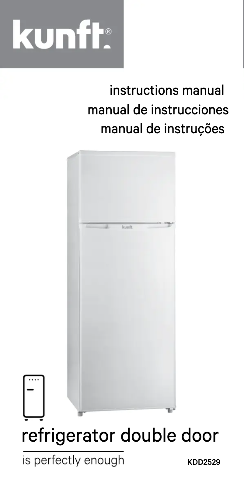 Imagen de la primera página del manual del dispositivo KDD2529