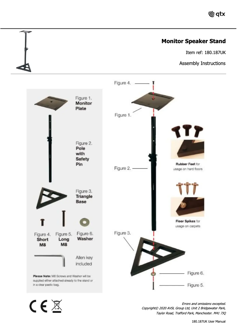 Página 1 del manual Manual de usuario Qtx MSK024