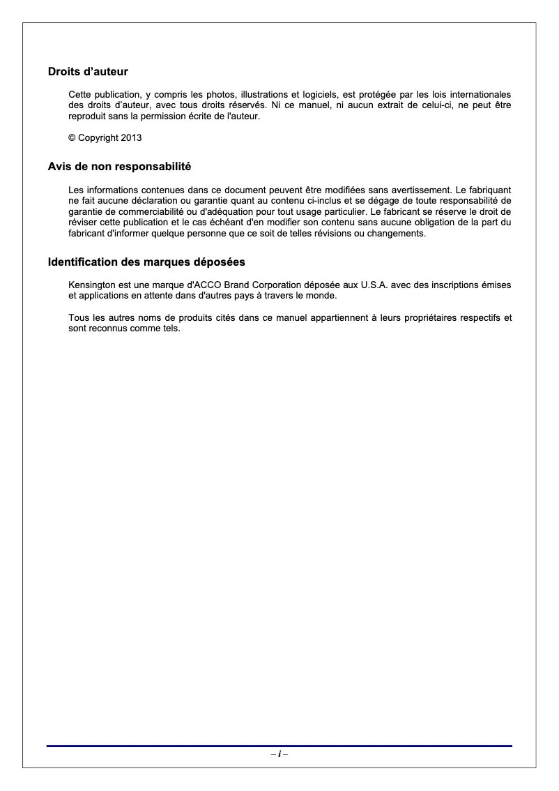 Page n°1 - Manuel utilisateur Vivitek DX6535