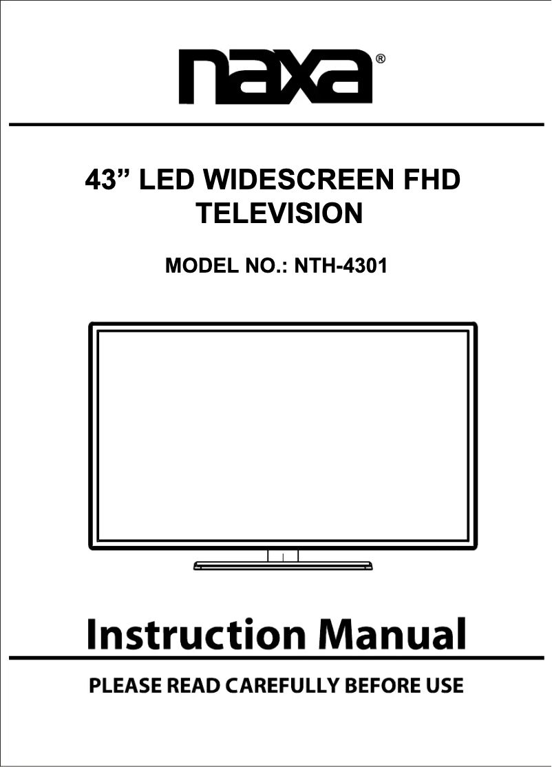 Image de la première page du manuel de l'appareil NTH-4301
