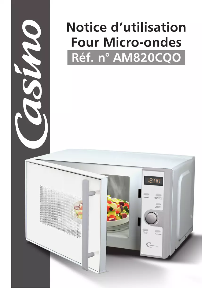 Page n°1 - Manuel utilisateur Casino AM820CQO