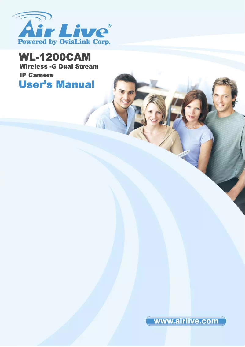 Image de la première page du manuel de l'appareil WL-1200CAM