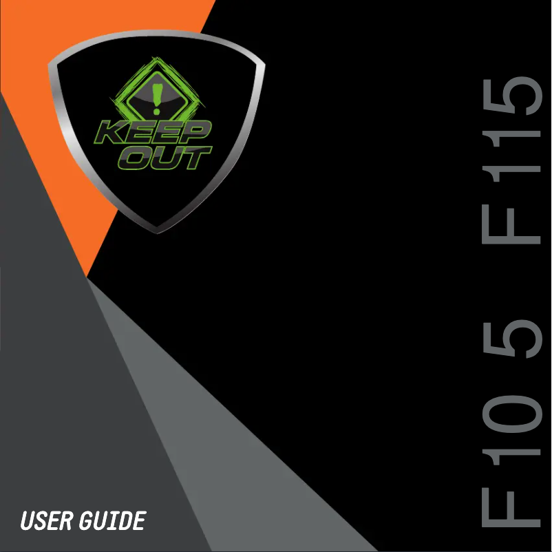 Page 1 de la notice Manuel utilisateur KeepOut F115