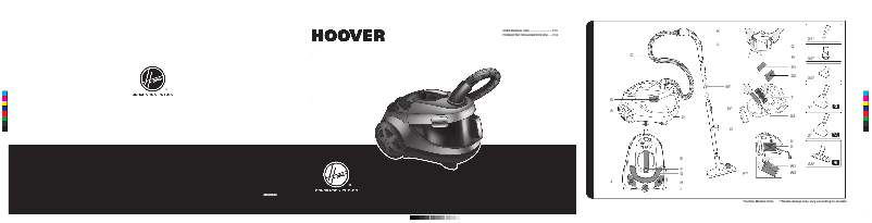Page n°1 - Manuel utilisateur Hoover Hydropower HYP1610 019