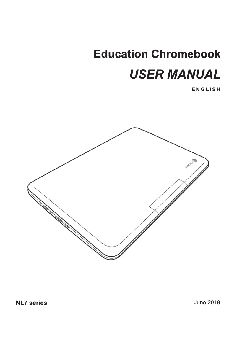 Page n°1 - Manuel utilisateur CTL Chromebook NL7
