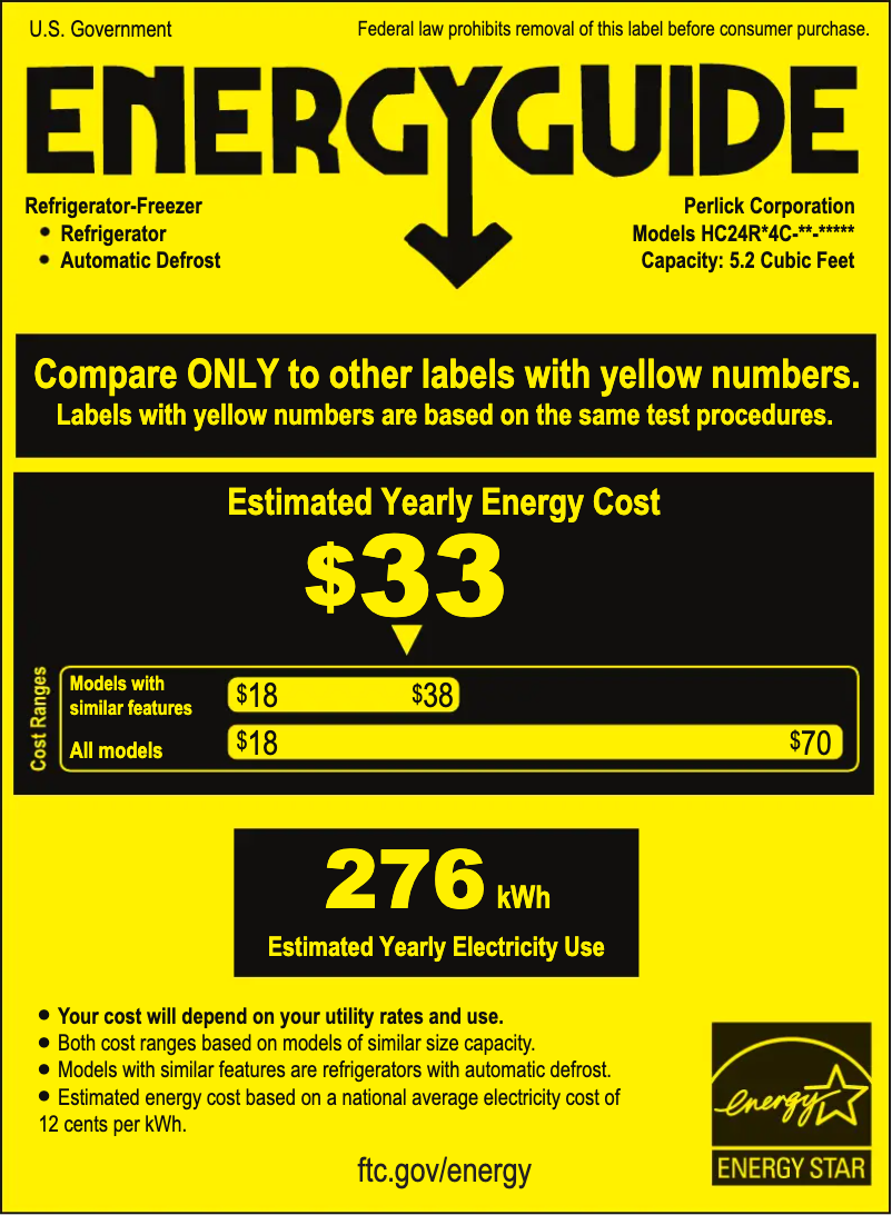 Página 1 del manual Manual de instrucciones Perlick HC24RB-4-2R